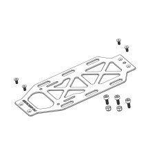 GT040228 RS7 Ultra ESC Fixing plateRS7 Ultra ESC