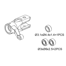 Juego de soporte de rotor S2